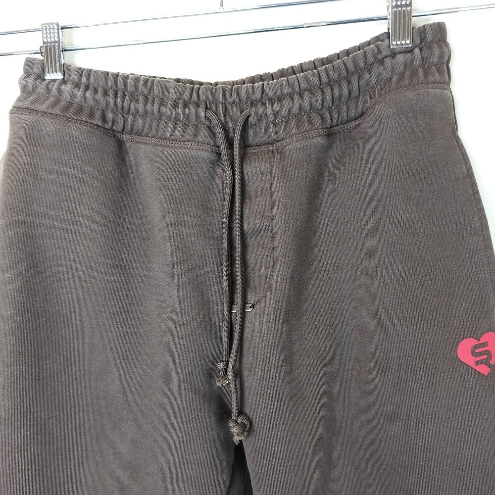 Sheila Rashid Sweatpants Heavy Fleece Drawstring Rib Knit Cuff - Picture 5 of 10